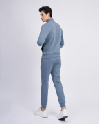 Bộ Nỉ Nam Khóa Kéo 2003 - Xám Nhạt