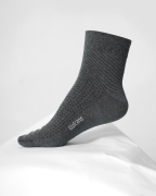 Combo 2 Đôi Tất Nam Cổ Cao Màu Lông Chuột Đậm 3004C