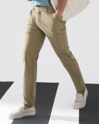 Quần Dài Kaki Nam Co Giãn 5003 - Nâu