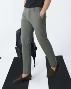 Quần Dài Kaki Nam Co Giãn 5003 - Xanh Rêu