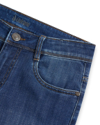 Quần Jeans Nam Màu Xanh Co Giãn 5001A