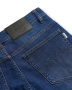 Quần Jeans Nam Màu Xanh Co Giãn 5001A