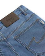 Quần Jeans Nam Màu Xanh Nhạt Co Giãn 5002A