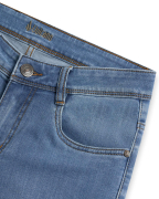 Quần Jeans Nam Màu Xanh Nhạt Co Giãn 5002A