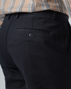 Quần Kaki Nam Dáng Slim Vân Vải Gai 4001 - Xanh Tím Than