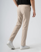 Quần Kaki Nam Dáng Slim Vân Vải Gai 4001 - Be