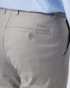 Quần Kaki Nam Dáng Slim Vân Vải Gai 4001 - Xám