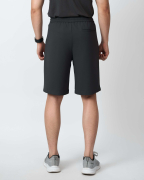 Quần Short Nam Thể Thao Vải Gân Logo Thêu Nổi 5001 - Xám