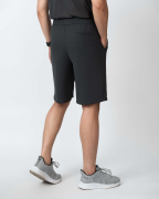 Quần Short Nam Thể Thao Vải Gân Logo Thêu Nổi 5001A Xám