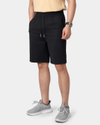 Quần Short Nam Thể Thao Vải Gân Logo Thêu Nổi 5001B Đen