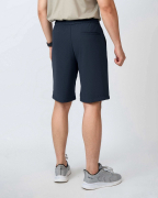 Quần Short Nam Thể Thao Vải Gân Logo Thêu Nổi 5001D Xanh Tím Than