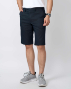 Quần Short Nam Trơn Cotton 5004 - Xanh Tím Than