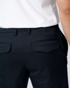 Quần Short Nam Trơn Cotton 5004 - Xanh Tím Than