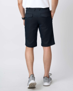 Quần Short Nam Trơn Cotton 5004 - Xanh Tím Than