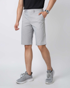 Quần Short Nam Trơn Cotton 5004 - Ghi