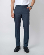 Quần Âu Nam Cạp Chun Màu Xanh Dương Đậm 5011A