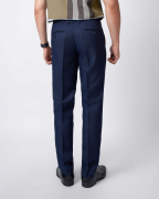 Quần Âu Nam Cạp Chun Màu Xanh Tím Than 5013A