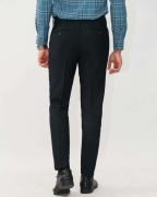 Quần Âu Nam Vải Tropical Dệt Chéo 5016 - Đen