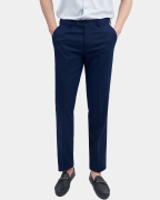 Quần Âu Nam Vân Chéo Nhỏ Cạp Chun 5012A