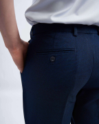 Quần Âu Nam Vân Chéo Nhỏ Cạp Chun 5012A