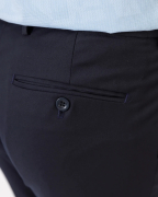 Quần Âu Nam Dáng Slim Không Chun 3007 - Xanh Tím Than