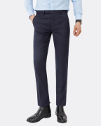 Quần Âu Nam Cạp Chun 3007 - Xanh Tím Than