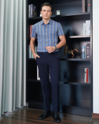Quần Âu Nam Cạp Chun 4001 - Xanh Tím Than