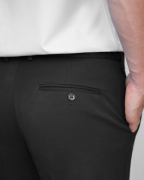 Quần Âu Nam Cạp Chun 4003 - Đen