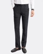 Quần Âu Nam Cạp Chun Vải Gai 3002