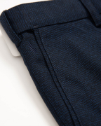 Quần Âu Nam Cạp Chun Vải Vân Gai Màu Xanh 2021A