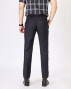 Quần Âu Nam Cạp Phối 3007 - Xanh Tím Than