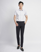 Quần Âu Nam Dáng Slim 2014 Xanh Tím Than