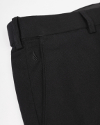 Quần Âu Nam Dáng Suông Màu Đen Trơn 2030