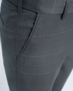 Quần Âu Nam Kẻ Ô 4011