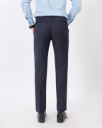 Quần Âu Nam Dáng Slim Không Chun 3008 - Xanh Tím Than