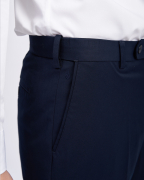 Quần Âu Nam Màu Trơn 2007 - Xanh Tím Than