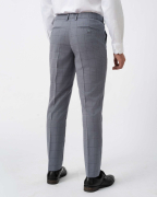 Quần Âu Nam Màu Xám Kẻ Ô 4013C