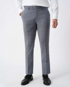 Quần Âu Nam Màu Xám Kẻ Ô 4013C