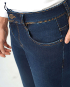 Quần Jean Nam Dáng Suông Màu Xanh Dương 4018A