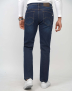 Quần Jean Nam Dáng Suông Màu Xanh Dương 4018A