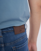 Quần Jeans Nam Basic Màu Xanh 2007C Xanh Da Trời