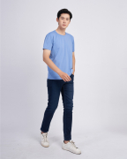Quần Jeans Nam Basic Màu Xanh 2007 - Xanh Tím Than