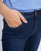 Quần Jeans Nam Basic Màu Xanh 2007 - Xanh Tím Than