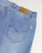 Quần Jeans Nam Basic Màu Xanh 3008C Xanh Da Trời 2