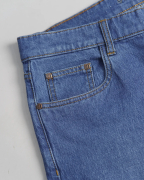 Quần Jeans Nam Basic Màu Xanh 3008