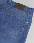 Quần Jeans Nam Basic Màu Xanh 3008