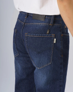 Quần Jeans Nam Basic Màu Xanh 3008A Xanh Tím Than