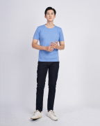 Quần Jeans Nam Basic Màu Xanh Đen 2006 - Xanh Tím Than