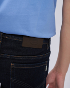 Quần Jeans Nam Basic Màu Xanh Đen 2006 - Xanh Tím Than