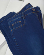 Quần Jeans Nam Dáng Regular Màu Xanh Co Giãn 5004A